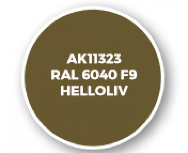 AK-Interactive: AFV Acrylics (3rd Gen) - RAL 6040 F9 Helloliv