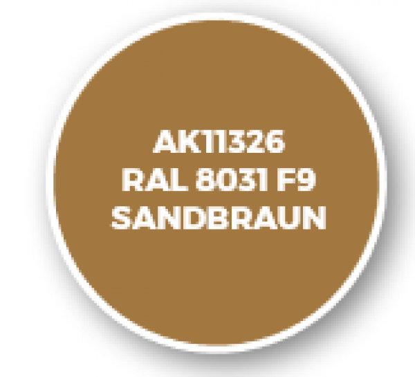 AK-Interactive: AFV Acrylics (3rd Gen) - RAL 8031 F9 Sandbraun