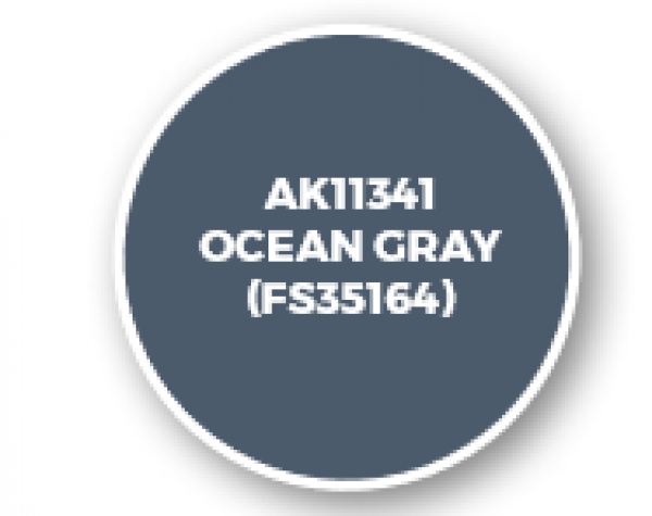 AK-Interactive: AFV Acrylics (3rd Gen) - Ocean Gray (FS35164)