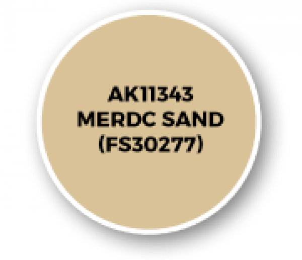 AK-Interactive: AFV Acrylics (3rd Gen) - MERDC Sand (FS30277)