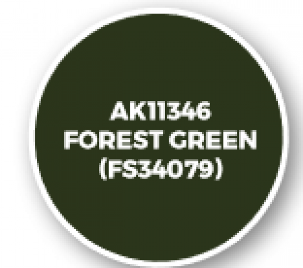 AK-Interactive: AFV Acrylics (3rd Gen) - Forest Green (FS34079)