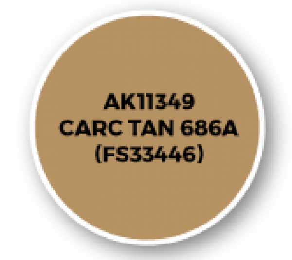 AK-Interactive: AFV Acrylics (3rd Gen) - CARC Tan 686A (FS33446)
