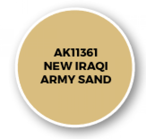 AK-Interactive: AFV Acrylics (3rd Gen) - New Iraqi Army Sand
