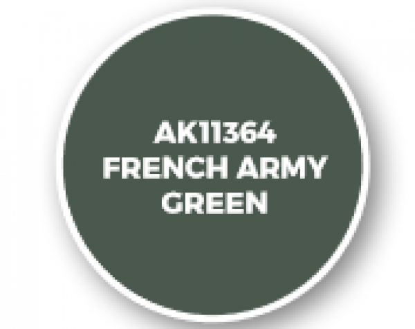 AK-Interactive: AFV Acrylics (3rd Gen) - French Army Green