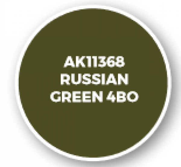 AK-Interactive: AFV Acrylics (3rd Gen) - Russian Green 4BO