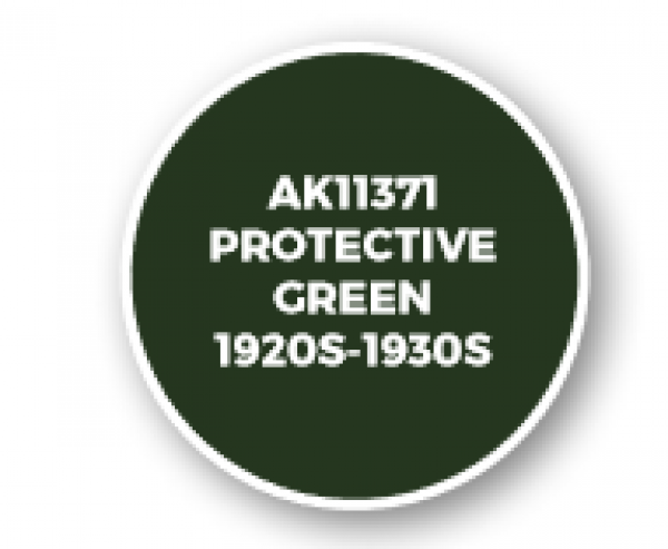 AK-Interactive: AFV Acrylics (3rd Gen) - Protective Green 1920s-1930s