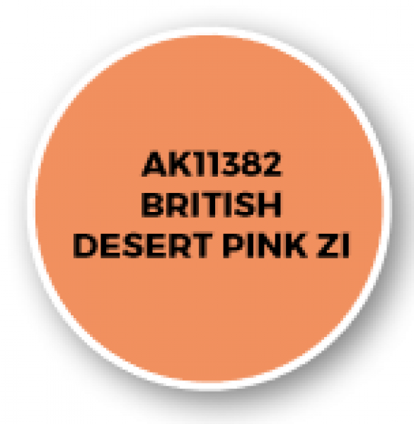AK-Interactive: AFV Acrylics (3rd Gen) - British Desert Pink ZI