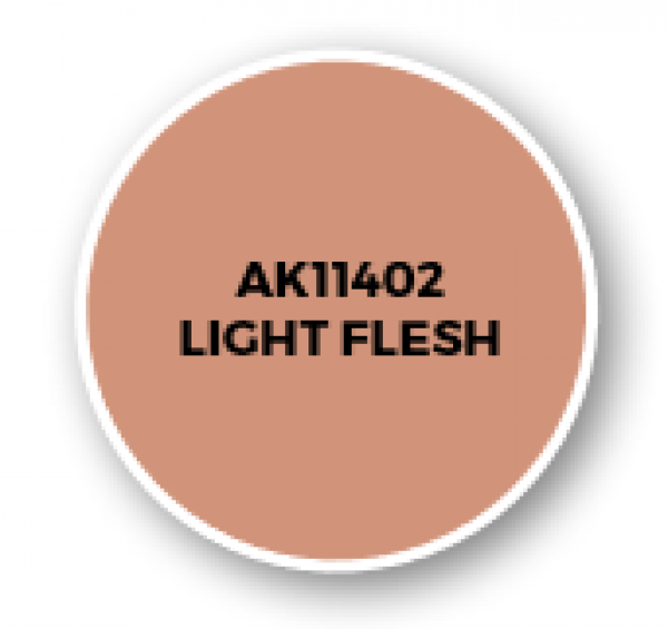 AK-Interactive: Figure Series Acrylics (3rd Gen) - Light Flesh