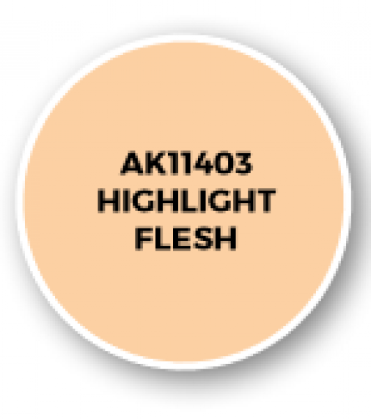 AK-Interactive: Figure Series Acrylics (3rd Gen) - Highlight Flesh