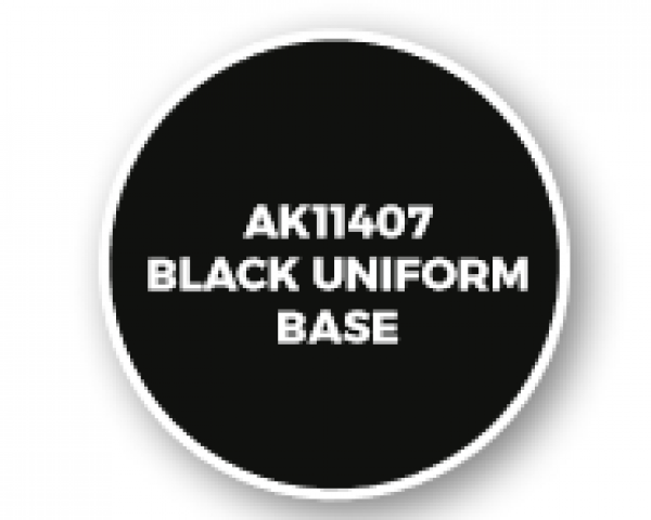 AK-Interactive: Figure Series Acrylics (3rd Gen) - Black Uniform Base