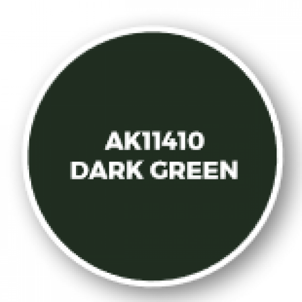 AK-Interactive: Figure Series Acrylics (3rd Gen) - Dark Green