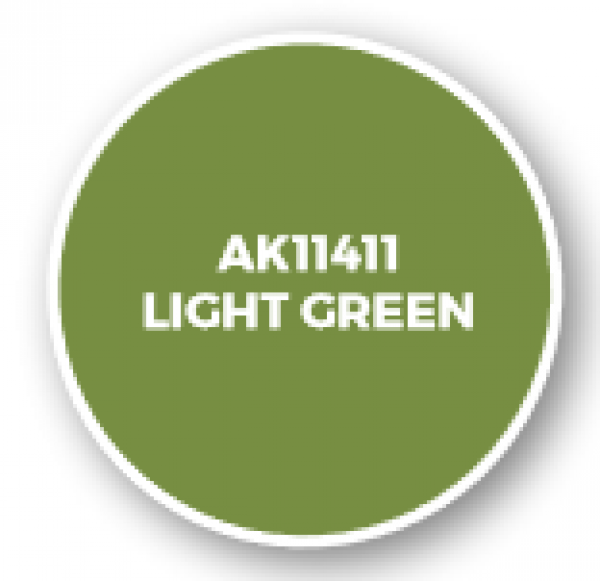 AK-Interactive: Figure Series Acrylics (3rd Gen) - Light Green