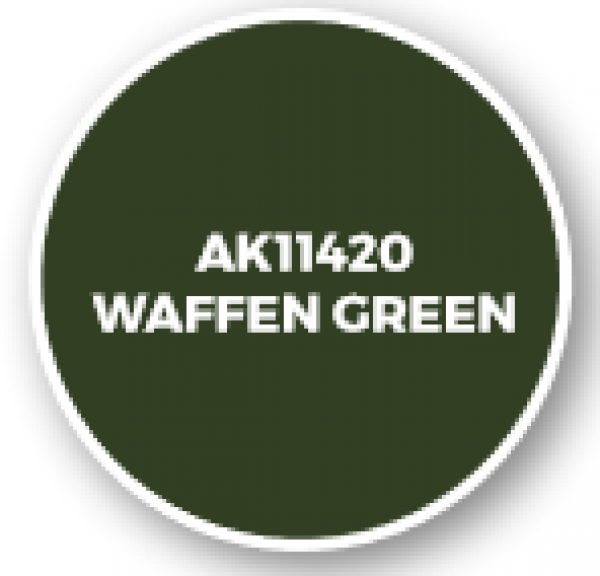 AK-Interactive: Figure Series Acrylics (3rd Gen) - Waffen Green