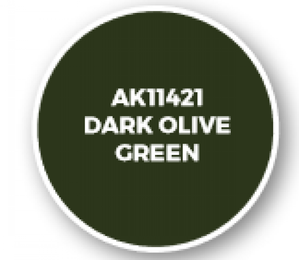 AK-Interactive: Figure Series Acrylics (3rd Gen) - Dark Olive Green