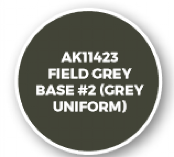 AK-Interactive: Figure Series Acrylics (3rd Gen) - Field Grey Base #2 (Grey Uniform)