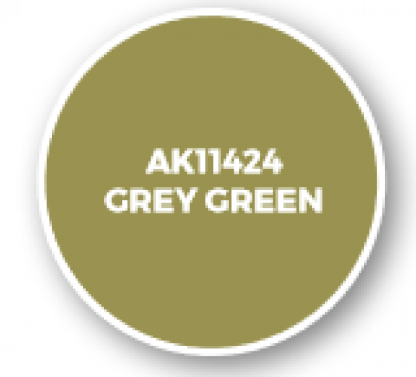 AK-Interactive: Figure Series Acrylics (3rd Gen) - Grey Green
