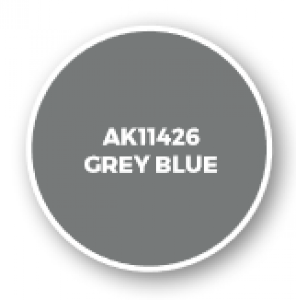AK-Interactive: Figure Series Acrylics (3rd Gen) - Grey Blue