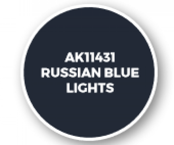 AK-Interactive: Figure Series Acrylics (3rd Gen) - Russian Blue Lights