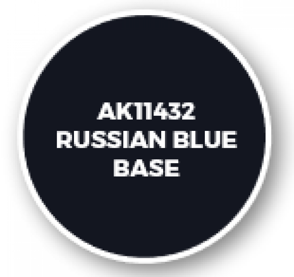 AK-Interactive: Figure Series Acrylics (3rd Gen) - Russian Blue Base