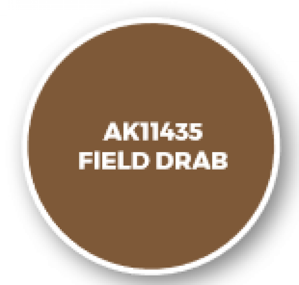 AK-Interactive: Figure Series Acrylics (3rd Gen) - Field Drab