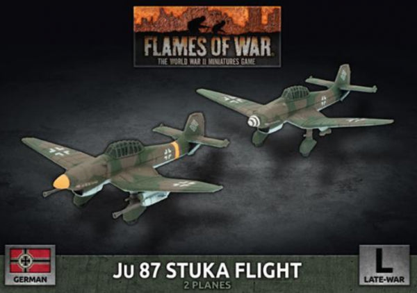 Flames of War: (German) Ju 87 Stuka Flight (x2 Plastic)