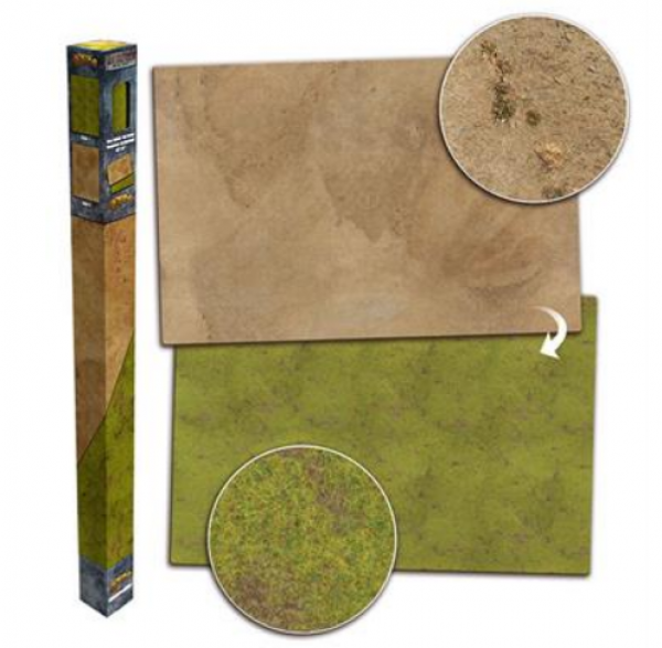Battlefield in a Box: Gaming Mat - Grassland/Desert