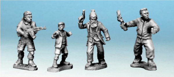 Crusader Miniatures: Apocalypse Survivors V (4)