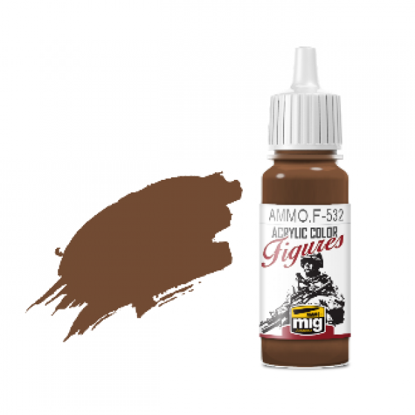 AMMO Acrylic Figure Colors: Red Brown