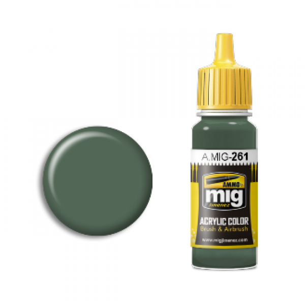 AMMO Acrylic Aircraft Colors: IJA Nakajima Green (17ml)