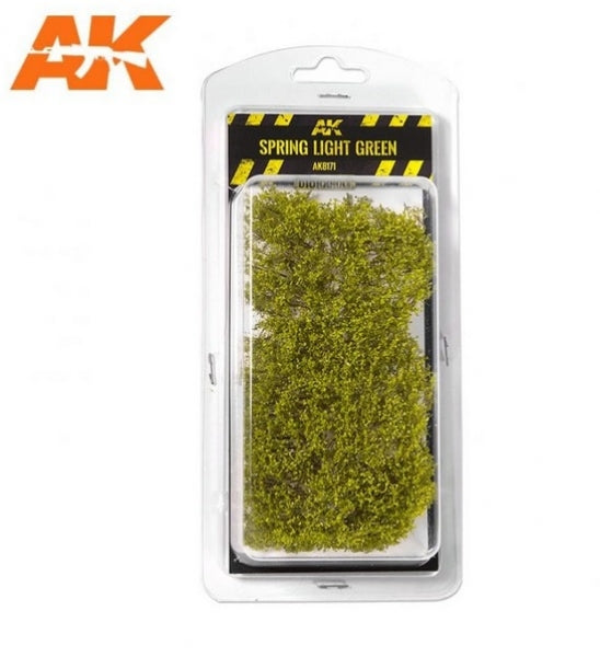 AK-Interactive: Vegetation (Shrubs) - Spring Light Green Shrubberies
