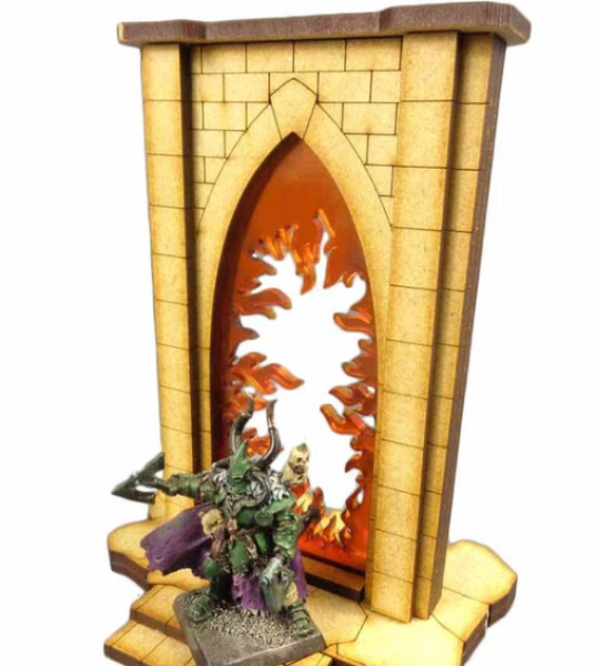 28mm Terrain: Fantasy Scenics - Minor Riftgate of Fire