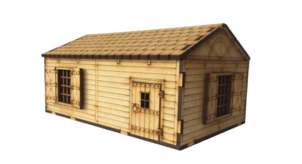 28mm Terrain: Roleplay Game Scenics - Hunting Lodge