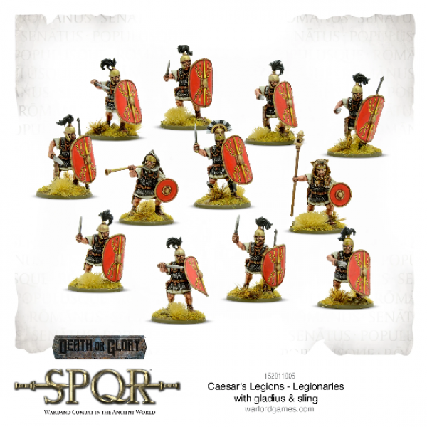 SPQR: Caesar's Legions - Legionaries with Gladius & Sling