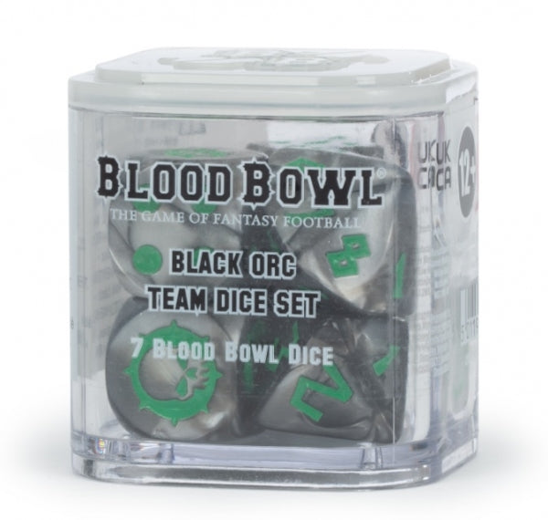 Blood Bowl: Black Orc Team Dice Set