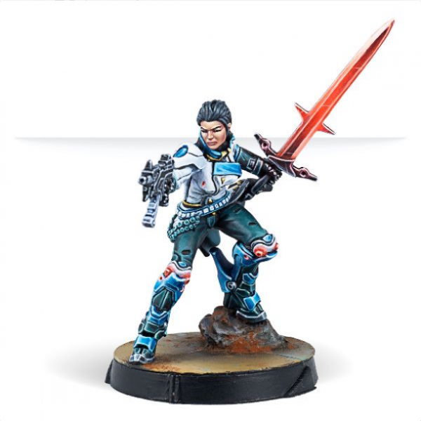 Infinity Codeone: Shona Carano, Aristeia! Swordmaster (Submachine gun)