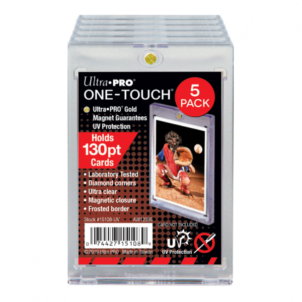 Ultra-Pro: 130PT UV ONE-TOUCH Magnetic Holder (5 pack)