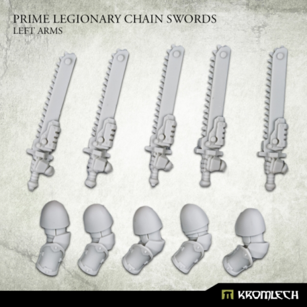 Conversion Bitz: Prime Legionaries CCW Arms - Chain Swords [left] (5)