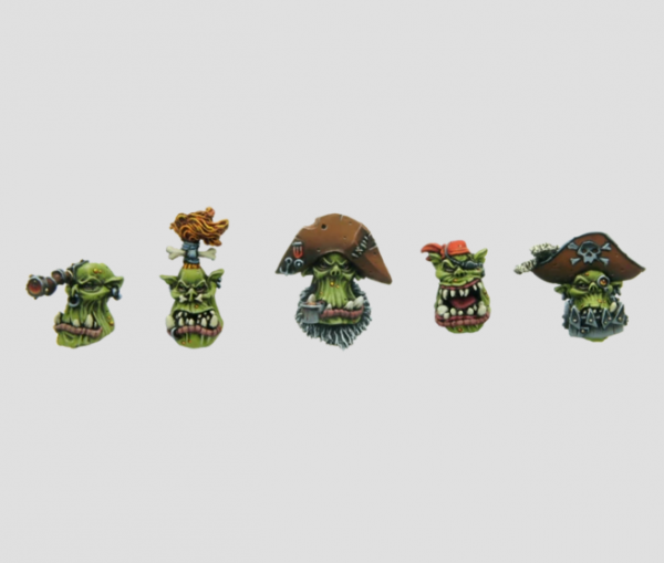 MaxMini: Pirate Orc Heads (5)