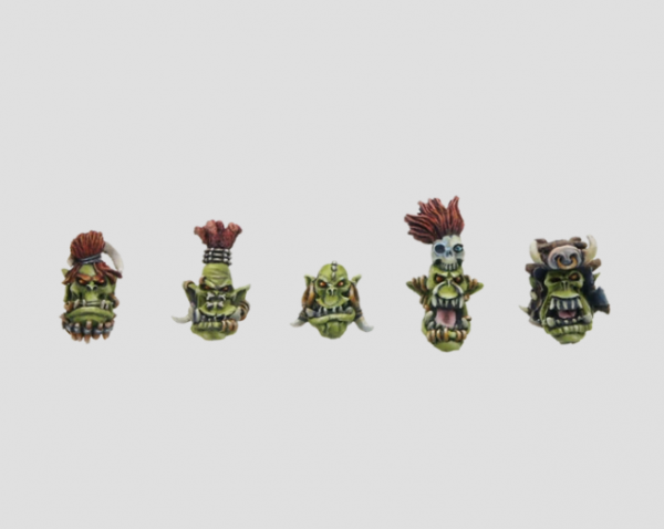 MaxMini: Feral Orc Boys Heads (10)