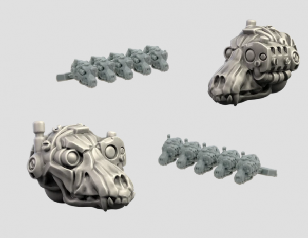 MaxMini: Feral Knights Helmets (10)