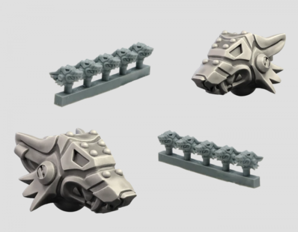 MaxMini: Feral Knights Wolf Pattern Helmets (10)