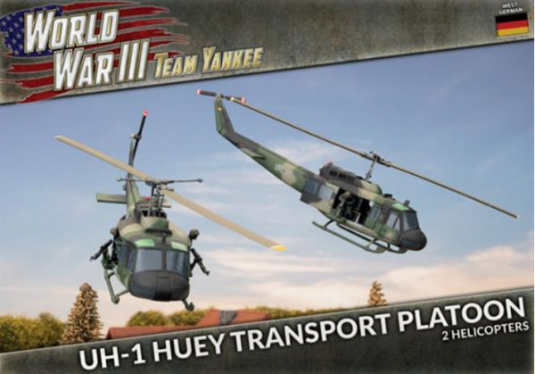 Team Yankee: (German) UH-1 Huey Transport Platoon (x2 Plastic)