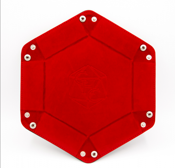 Hexagon Dice Tray - Red