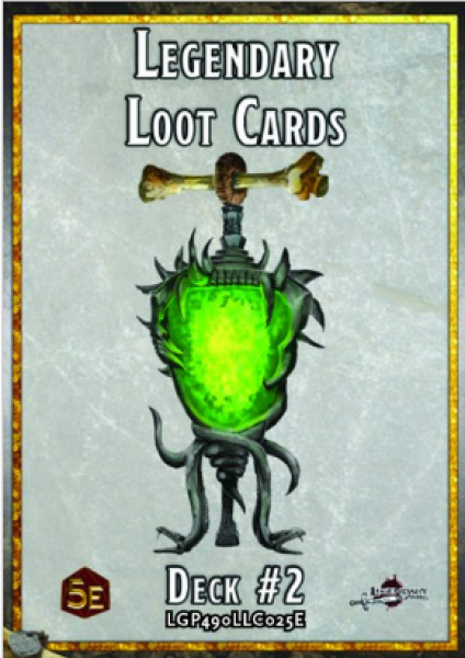 D&D 5th Edition: Legendary Loot Cards Deck #2 (5E)