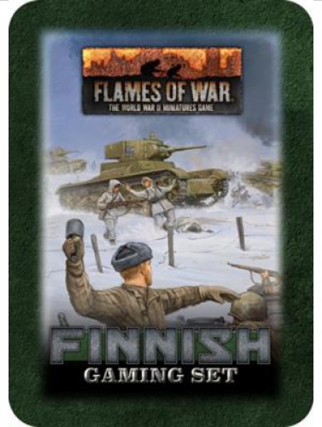 Flames Of War: Finnish Gaming Set (x20 Tokens, x2 Objectives, x16 Dice)