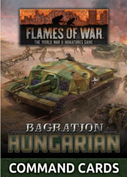 Flames Of War: Bagration - Hungarian Command Card Pack (33x Cards)