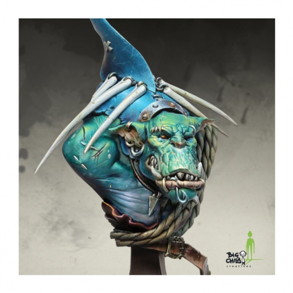 Big Child Model Kits: Sharki the Shark Hunter Bust