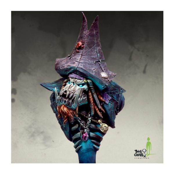 Big Child Model Kits: Kaptain Albrork the Fourfold Damned Bust