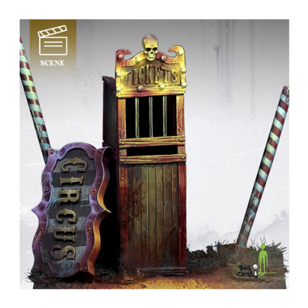 Big Child Model Kits: Calamity Circus Scenery Kit
