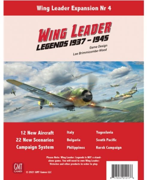 Wing Leader: Legends 1937-1945 Expansion